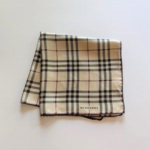 Burberry Silk Scarf - 48cm Square - Classic Nova Check